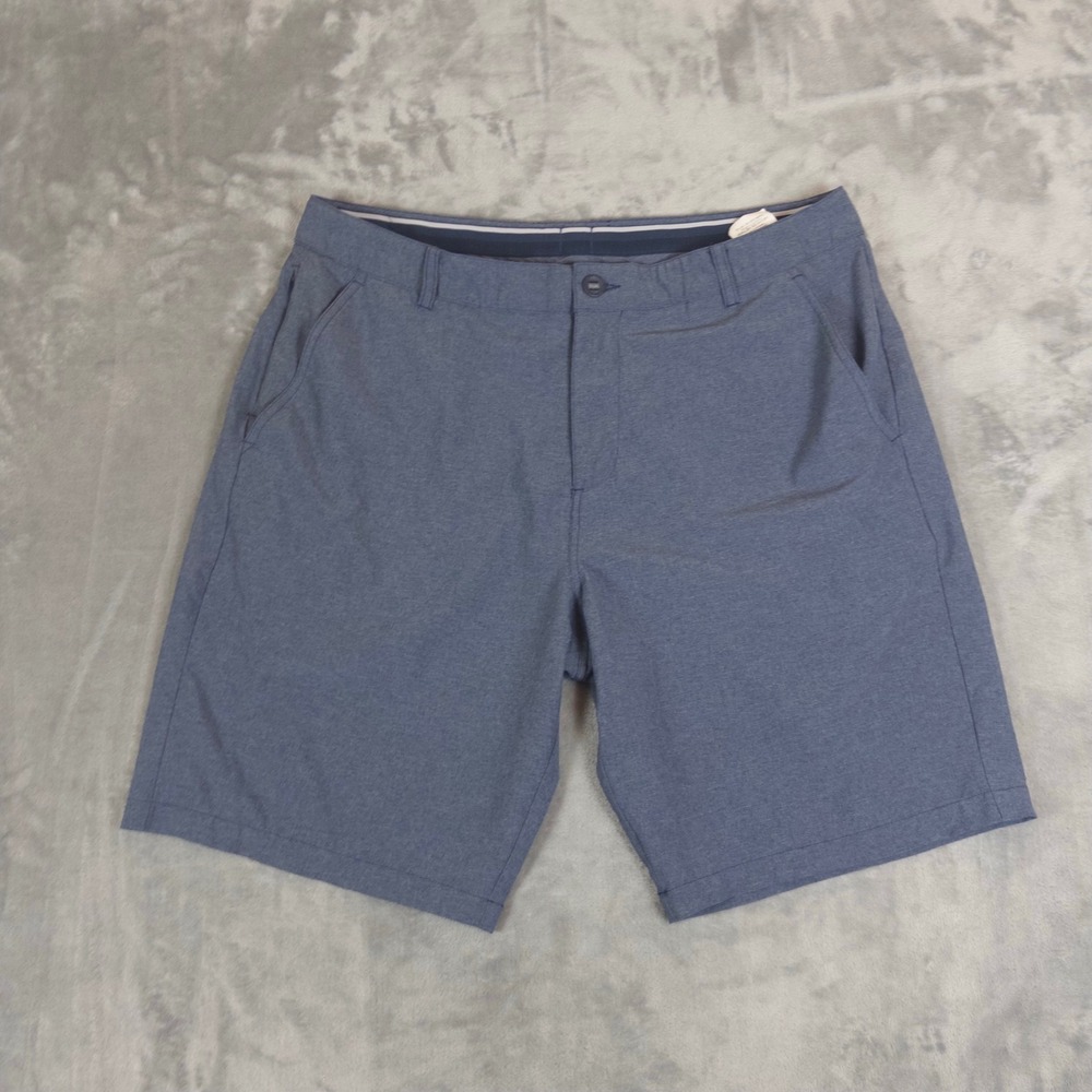 Puma Golf Shorts Mens 34 Blue Heathered Performance Athletic Activewear